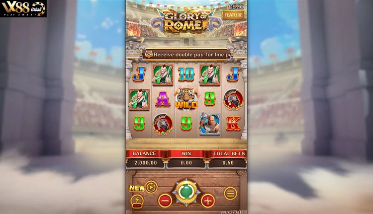 Video Slot Machine Games Chủ Đề La Mã Top 3: FA Glory Of Rome Slot Game