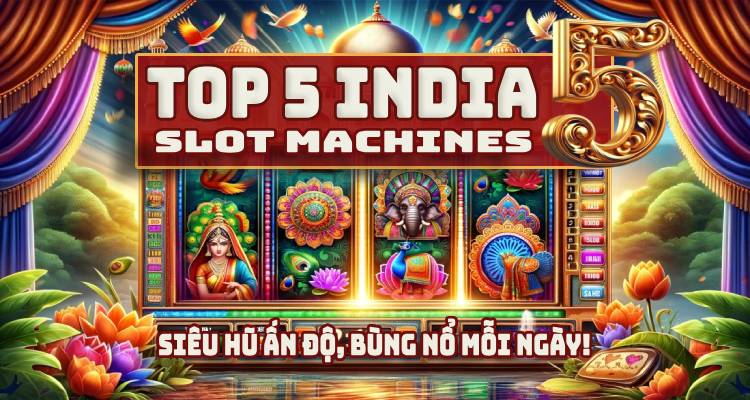 Top 5 India Slot Machines: Siêu Hũ Ấn Độ, Bùng Nổ Mỗi Ngày!