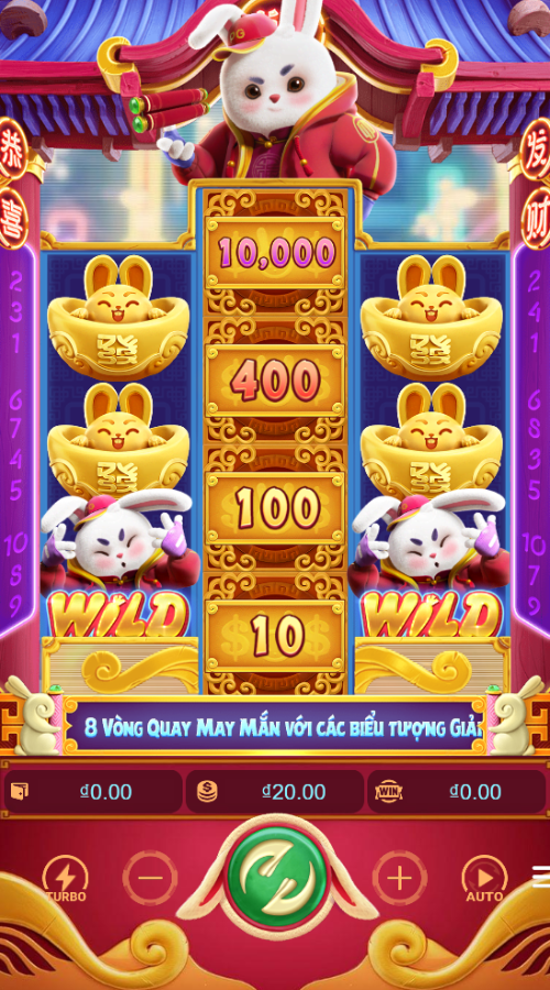 Aniamls Slot Game 8. Fortune Rabbit - X5000