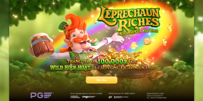 PG RTP Live Slot Game 3: Leprechaun Riches - RTP: 97.35%