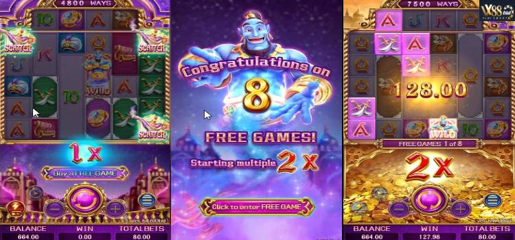 FC Golden Genie Slot – Vòng Quay Miễn Phí Free Game