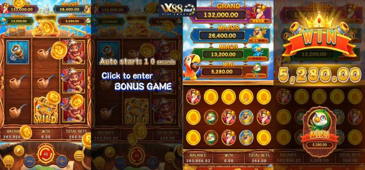 FC Treasure Cruise Slot - Bonus Game