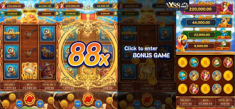 Chơi Treasure Cruise Slot Truy Tìm Kho Báu Chiến Thắng