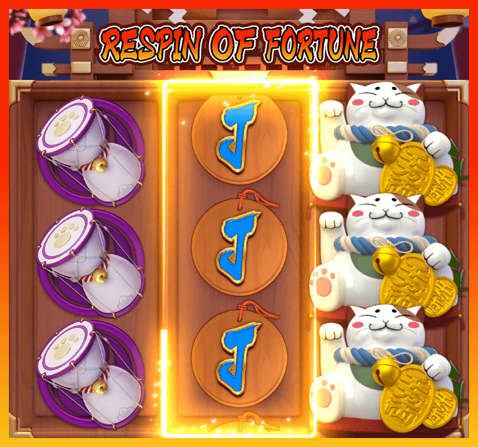 JDB Fortune Neko Slot Game - Respin of Fortune