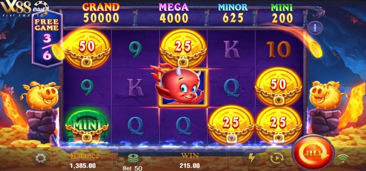 JILI Devil Fire 2 Slot Game - Trò chơi Miễn phí Free Spins