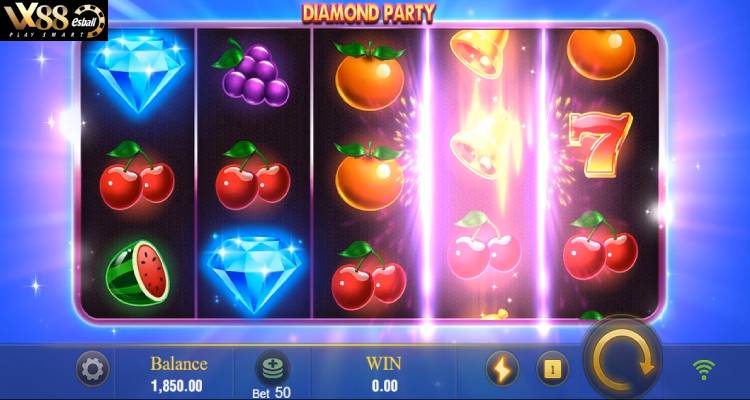 JILI Diamond Party Slot Game - Trúng Thưởng