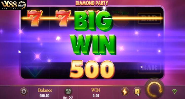 JILI Diamond Party Slot Game - Trúng Thưởng