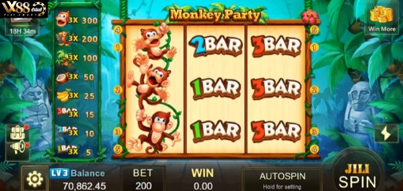 JILI Monkey Party Slot Game