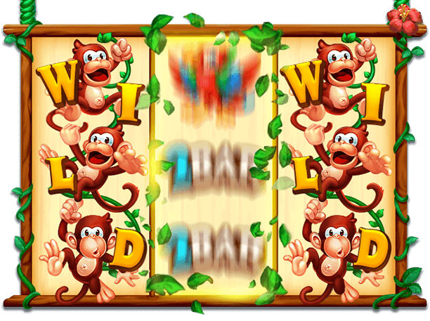 JILI Monkey Party Slot Game Biểu Tượng Wild Monkey Respin