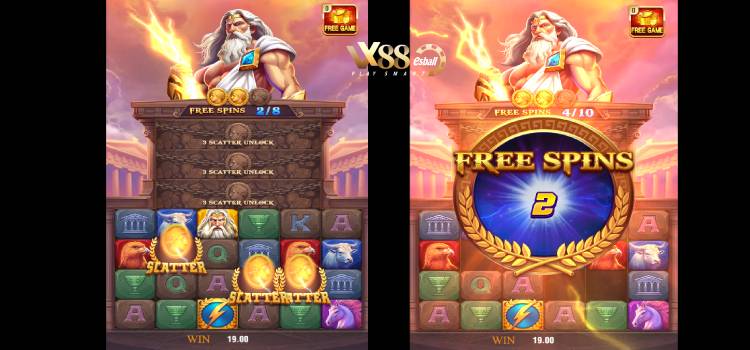 JILI Zeus Slot Game - Vòng Quay Miễn Phí Free Spins