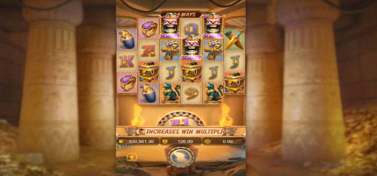 PG Raider Jane's Crypt of Fortune Slot Game – Tính Năng Vòng Quay Miễn Phí