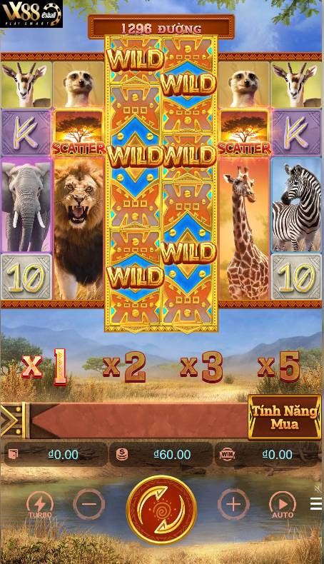 PG Safari Wilds Slot Game