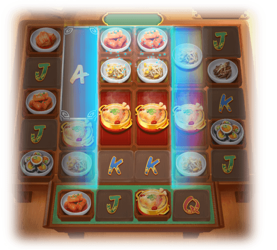 PG The Queen’s Banquet Slot Game - Tính Năng Guồng Đồng Bộ