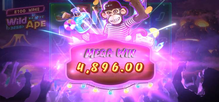 Quay Hũ PG Wild Ape Slot Game Trúng Big Win