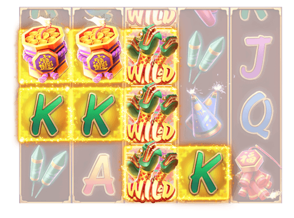 PG Soft Wild Fireworks Slot Game - Tính Năng Vòng Quay Miễn Phí