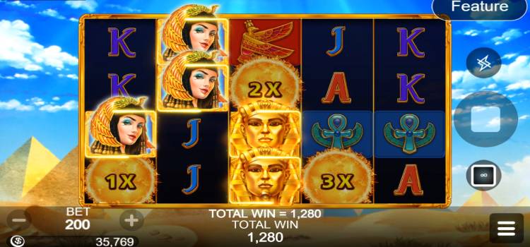 R88 Cleopatra Slot Big Win