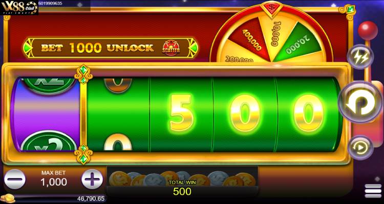 Cách tính thưởng của trò chơi Money Rolling Slot như sau