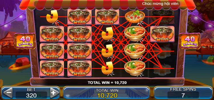 R88 Thai Food Show Slot Game - Vòng Quay Free Game