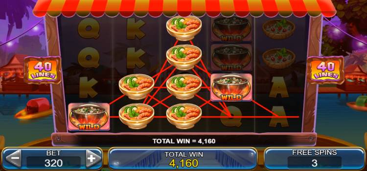 R88 Thai Food Show Slot Game - Vòng Quay Free Game