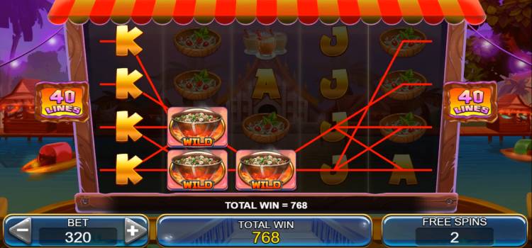 R88 Thai Food Show Slot Game - Vòng Quay Free Game