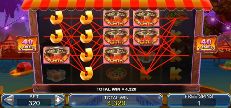 R88 Thai Food Show Slot Game - Vòng Quay Free Game