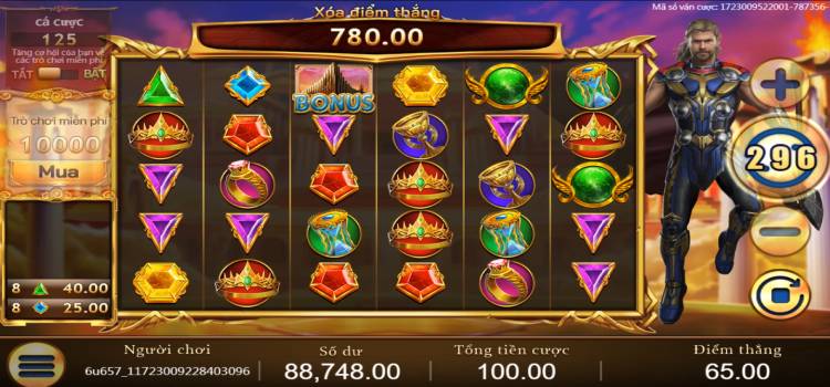 R88 Thor 2 Slot- Biểu Tượng Và Trả Thưởng