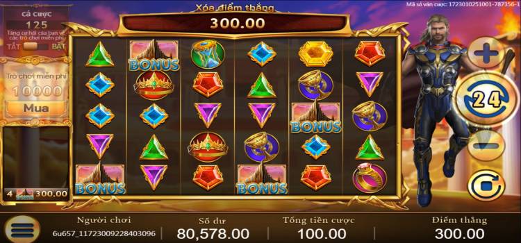 R88 Thor 2 Slot Game – Vòng Quay Miễn Phí Free Game